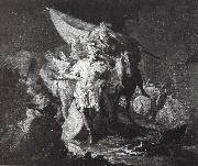 Francisco Goya Hannibal surveying the Italian Prospect painting